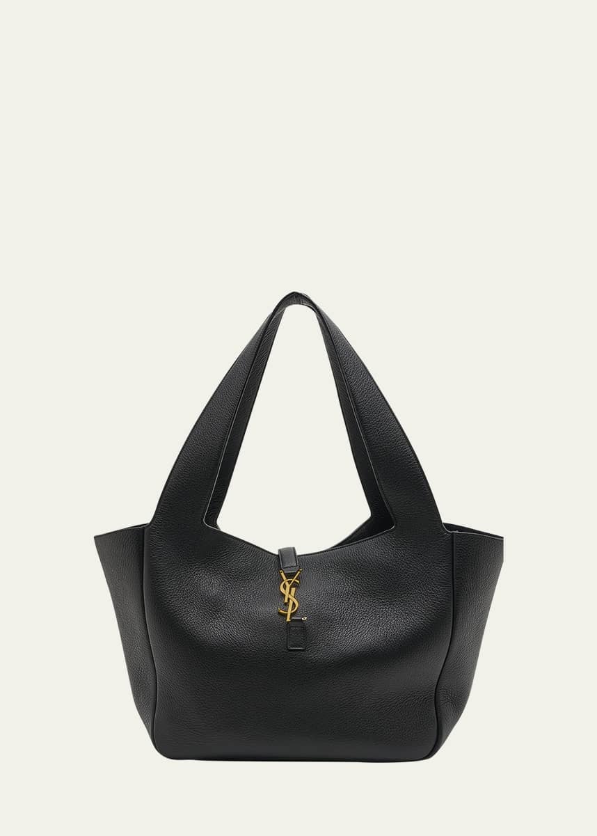 Saint Laurent Bea Cabas YSL Tote Bag in Supple Leather