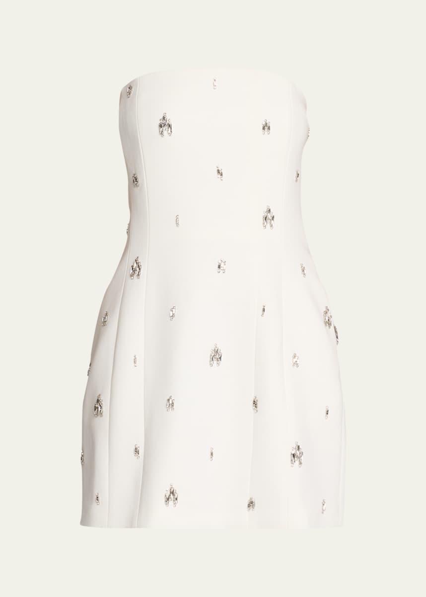 A.L.C. Elsie Strapless Jewel-Embellished Mini Dress