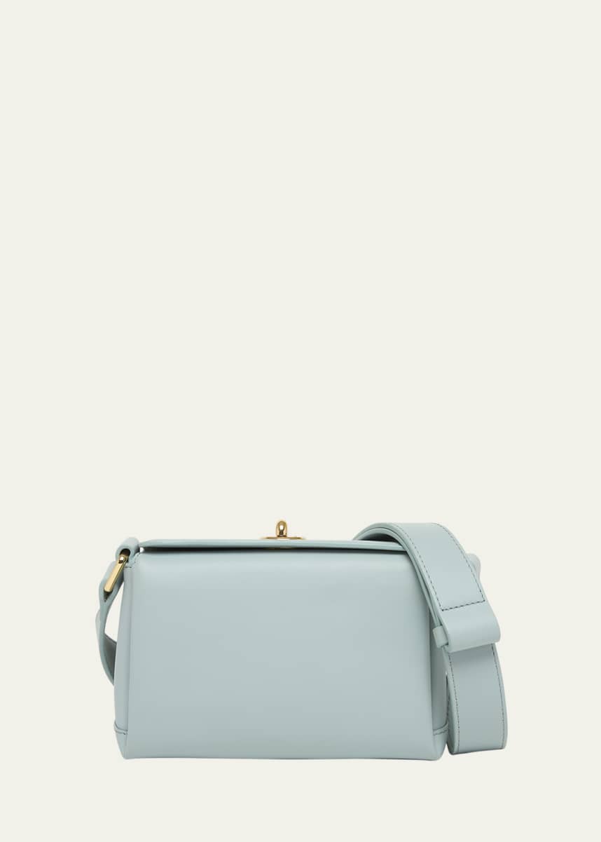 Plan C Mini Turn-Lock Leather Shoulder Bag