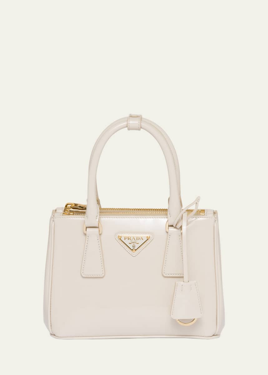 Prada Galleria Mini Patent Top-Handle Bag