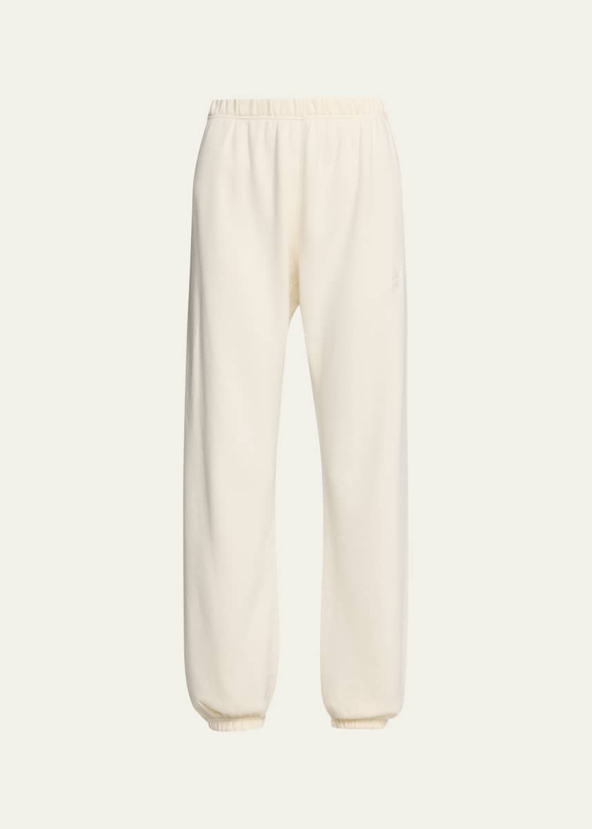 Eterne Classic French Terry Cinched-Cuff Sweatpants