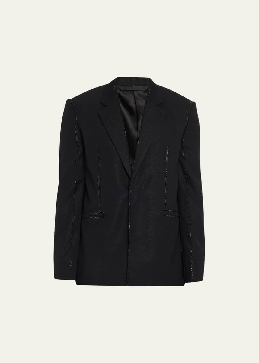 Givenchy Men's U-Lock Harness Slim Suit Jacket - Bergdorf Goodman