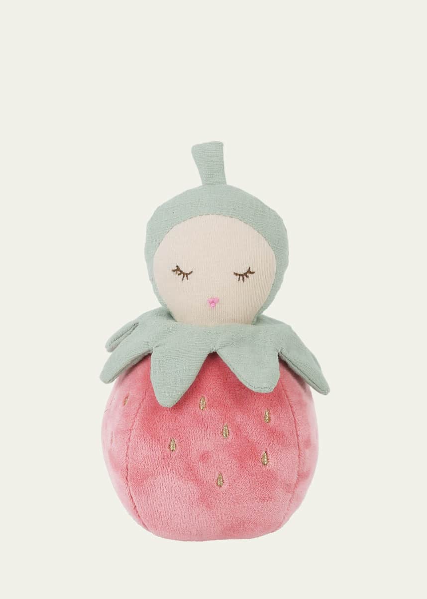 Mon Ami Pink Berry Chime Toy 7 in