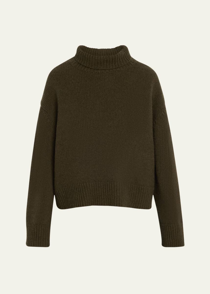 Nili Lotan Omaira Funnel-Neck Wool Sweater