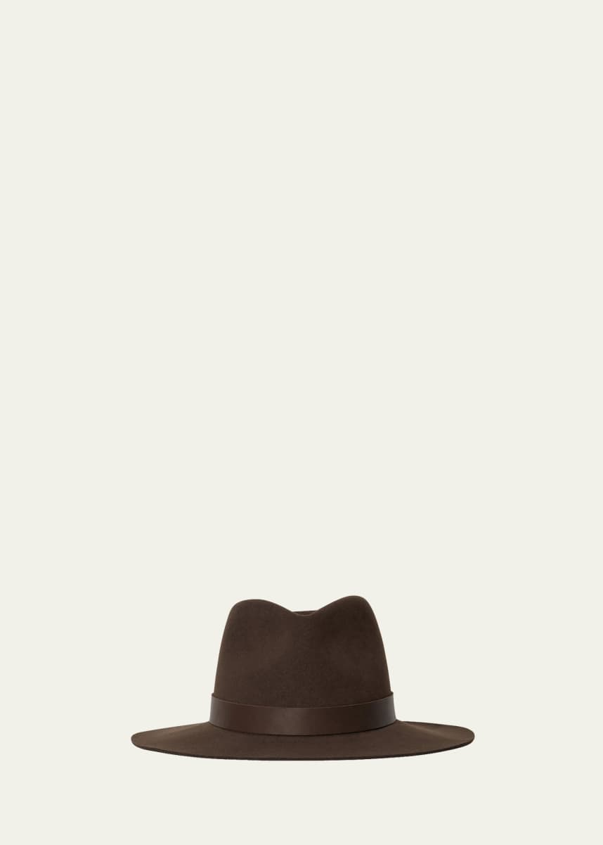 Janessa Leone Ross Packable Wool Fedora