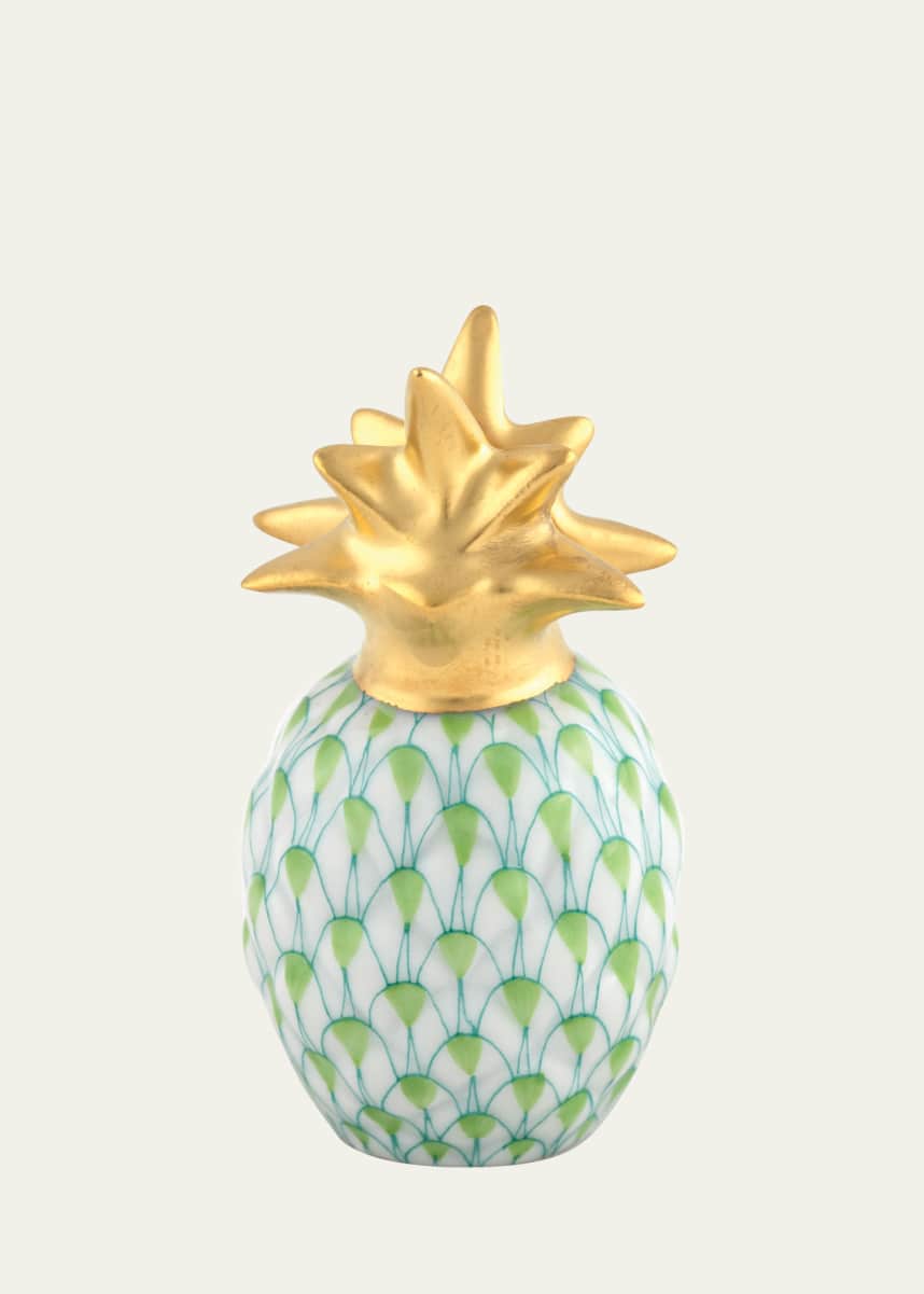 Herend Pineapple Placecard Holder
