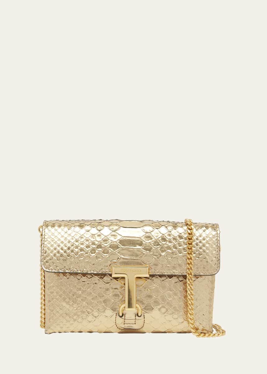 TOM FORD Natalia Python Chain Shoulder Bag - Bergdorf Goodman