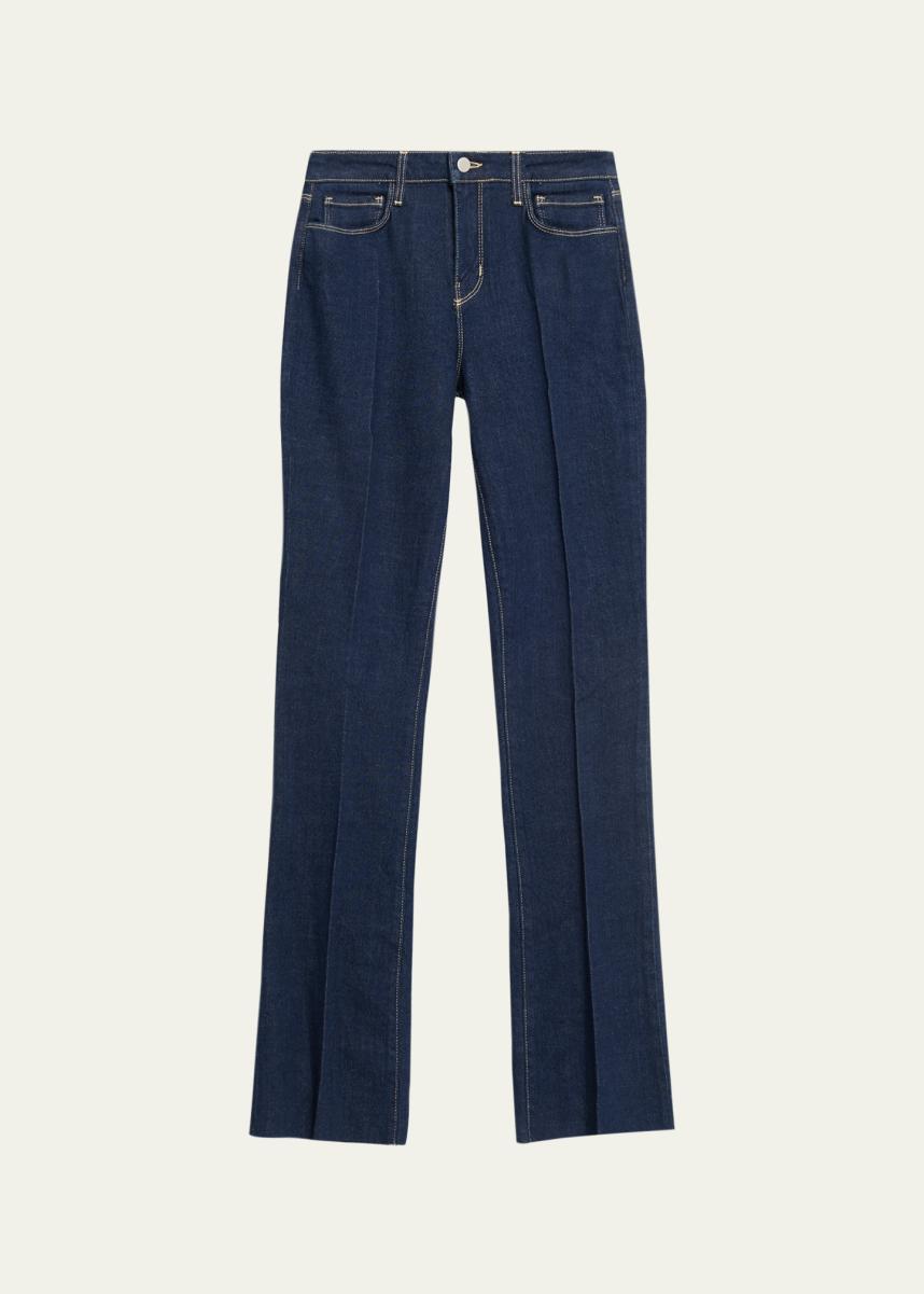 Pantalon Tailleur Gunex Bergdorf Goodman Bleu Marine - Taille 4 - Fabriqué En Italie - Occasion TB