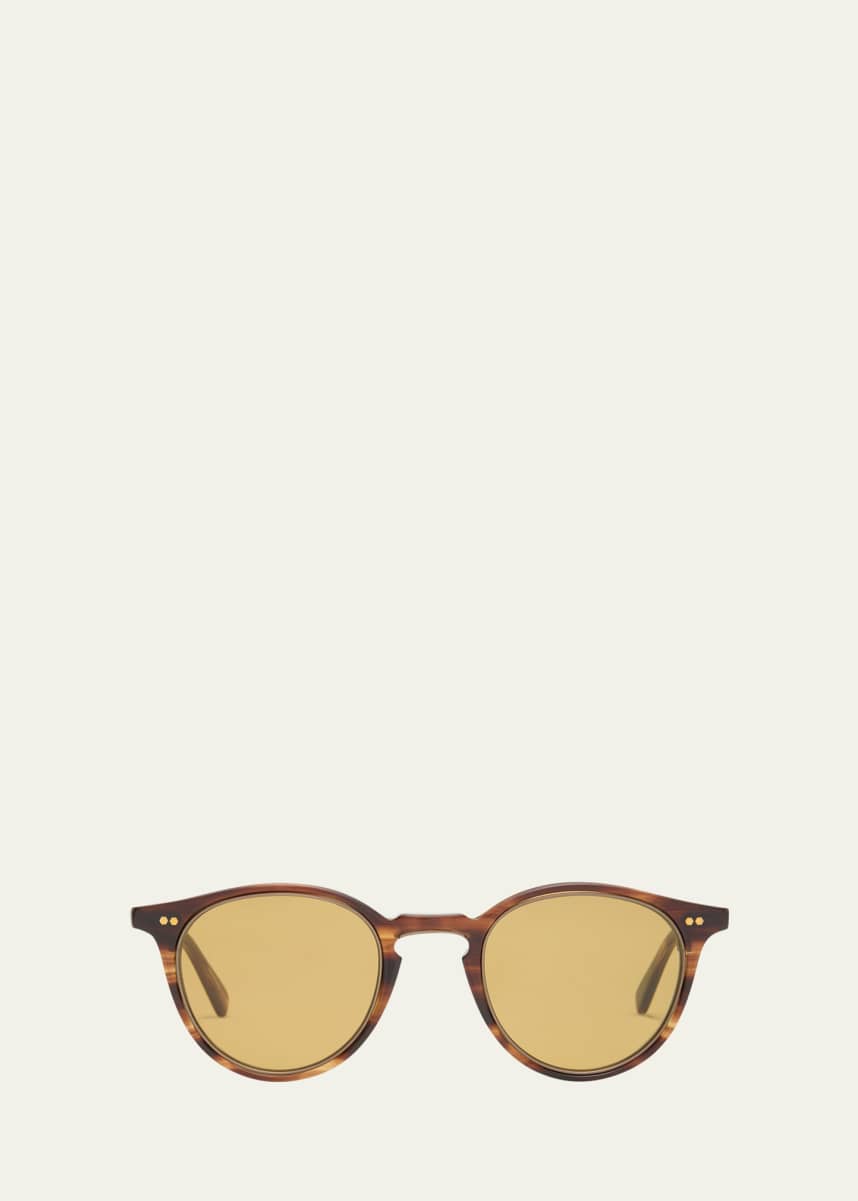 Mr. Leight Men's Marmont II Acetate Round Sunglasses