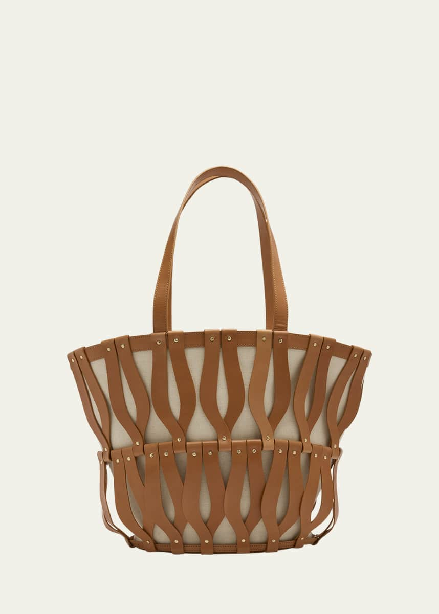 HEREU Calella Large Bicolor Tote Bag - Bergdorf Goodman