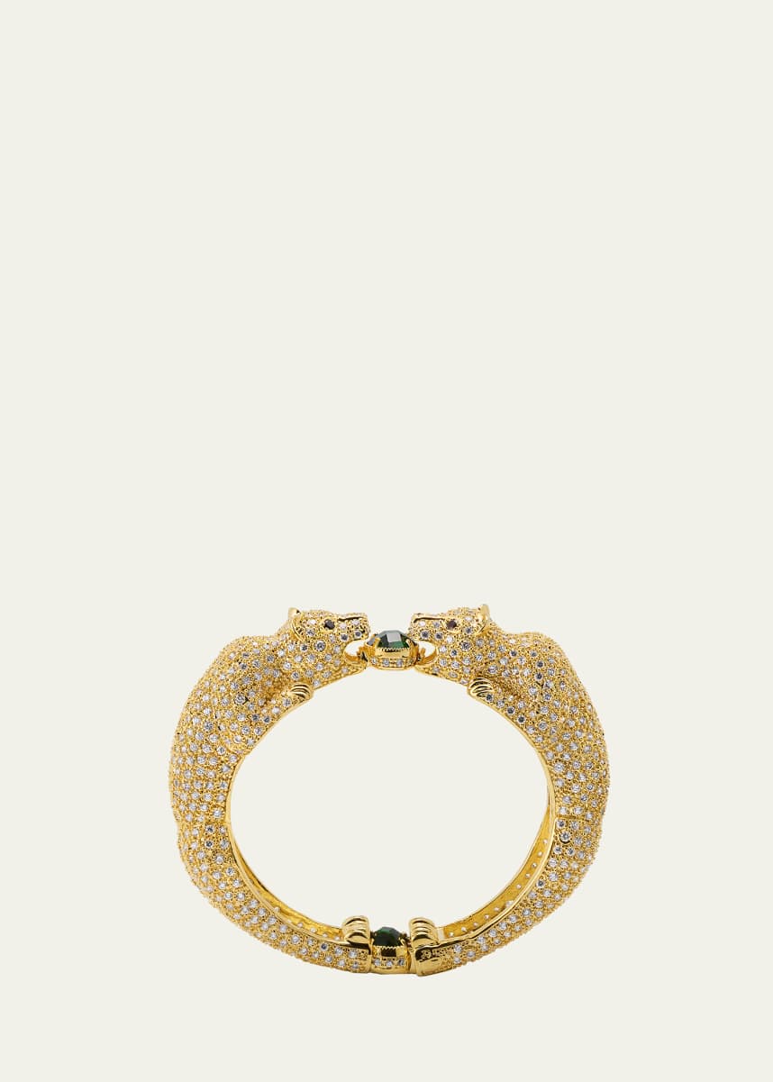 Natasha Accessories Limited Double Tiger Embellished Bracelet