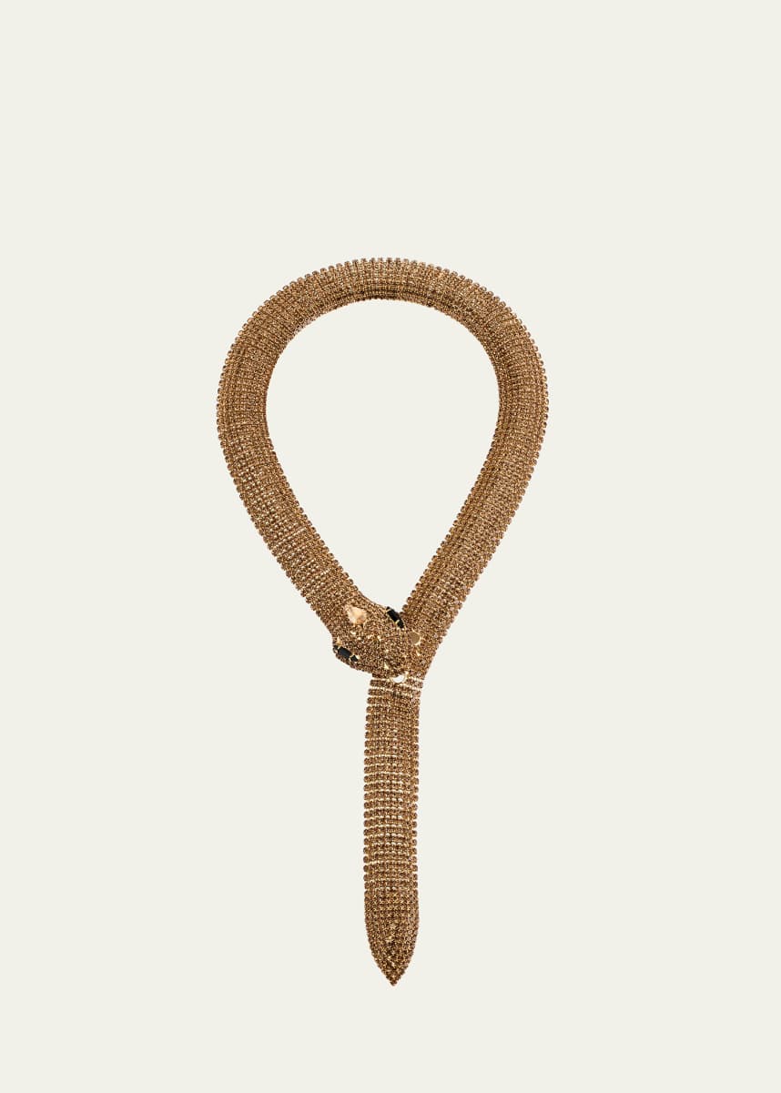 Natasha Accessories Limited Embellished Snake Necklace