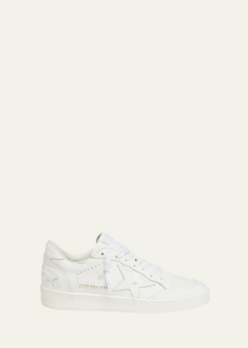 Golden Goose Ballstar Leather Low-Top Sneakers