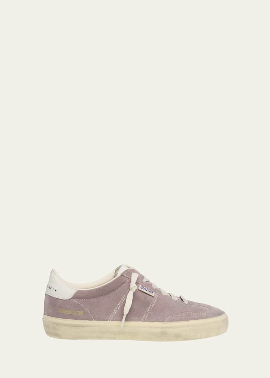 Golden Goose Soul Star Suede Low-Top Sneakers