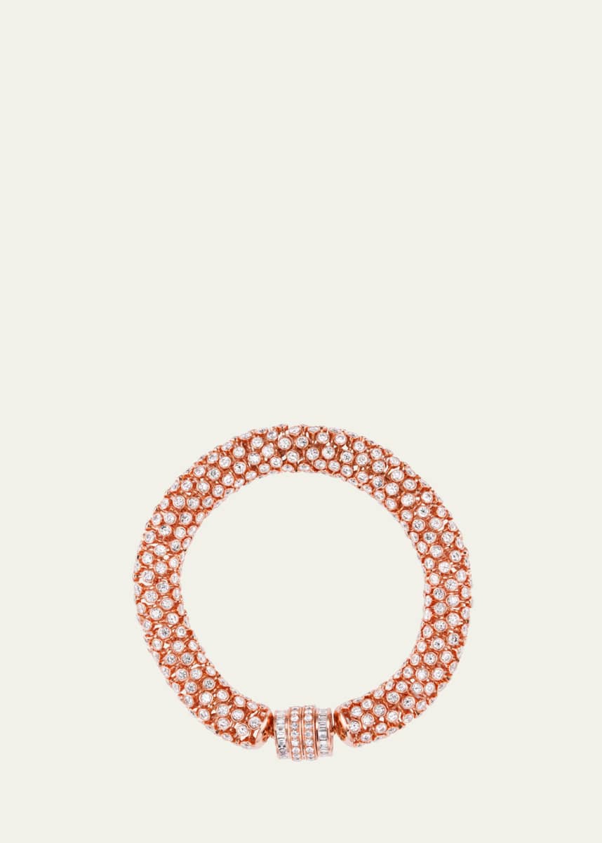 Gemella Jewels 18K Rose Gold Dancing Queen Diamond Bracelet