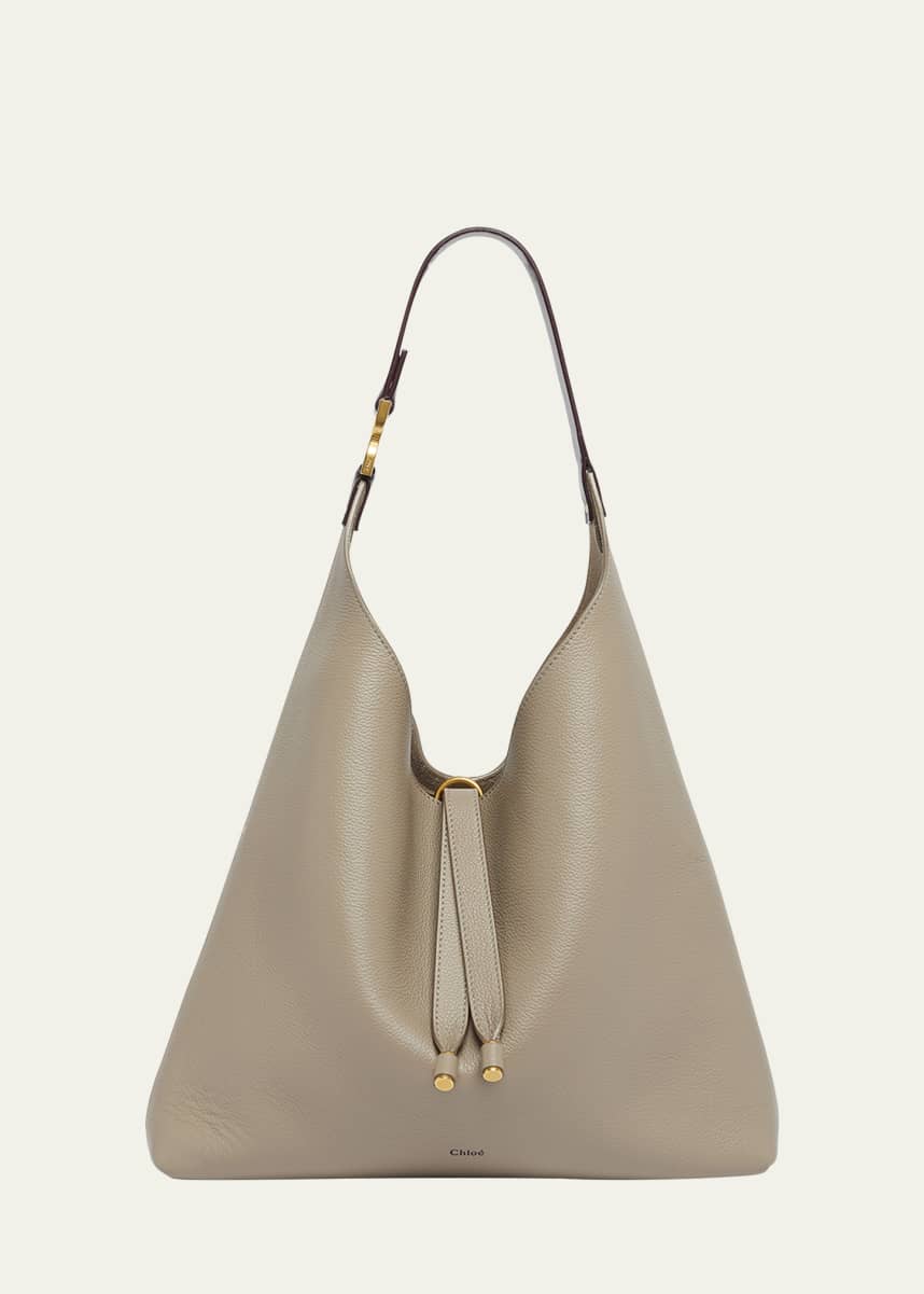 Chloe Marcie Hobo Bag in Grained Leather