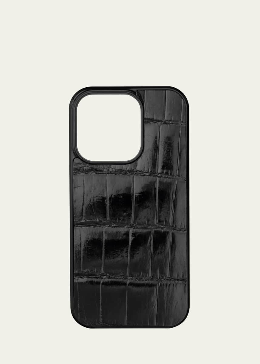 Abas Men's iPhone 14 Pro Alligator Phone Case