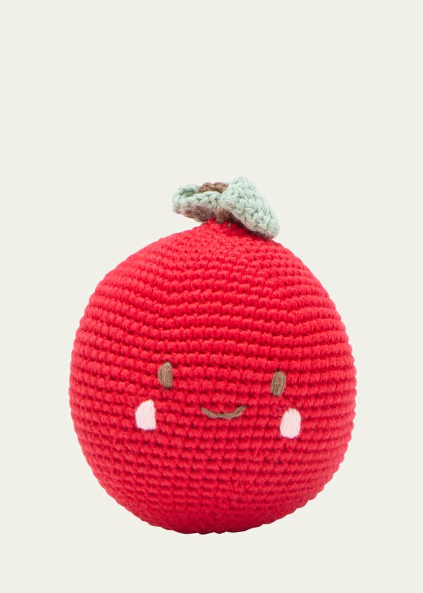 Albetta Apple Crochet Rattle Toy