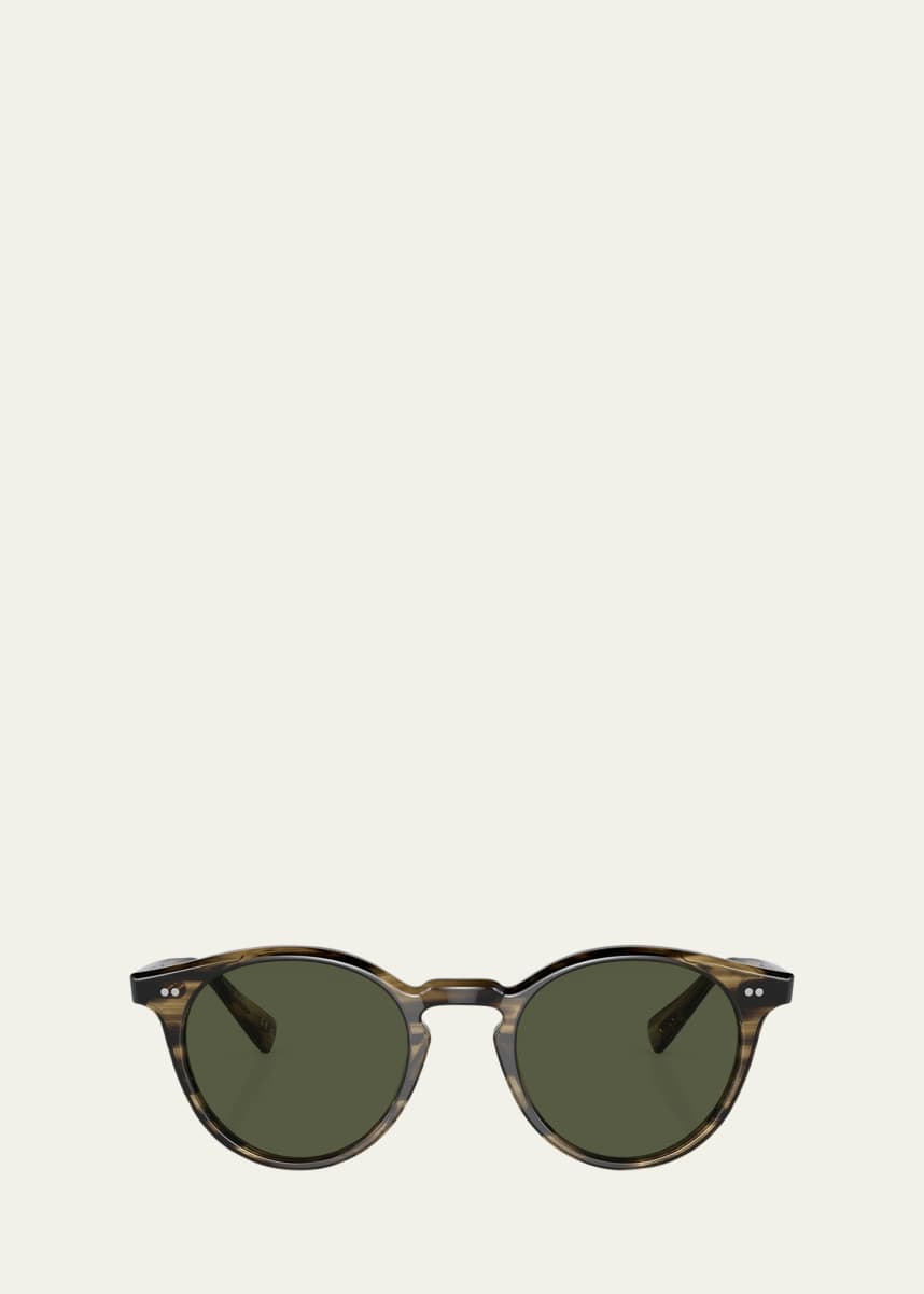 Oliver Peoples Men's Romare Sun Acetate Round Sunglasses