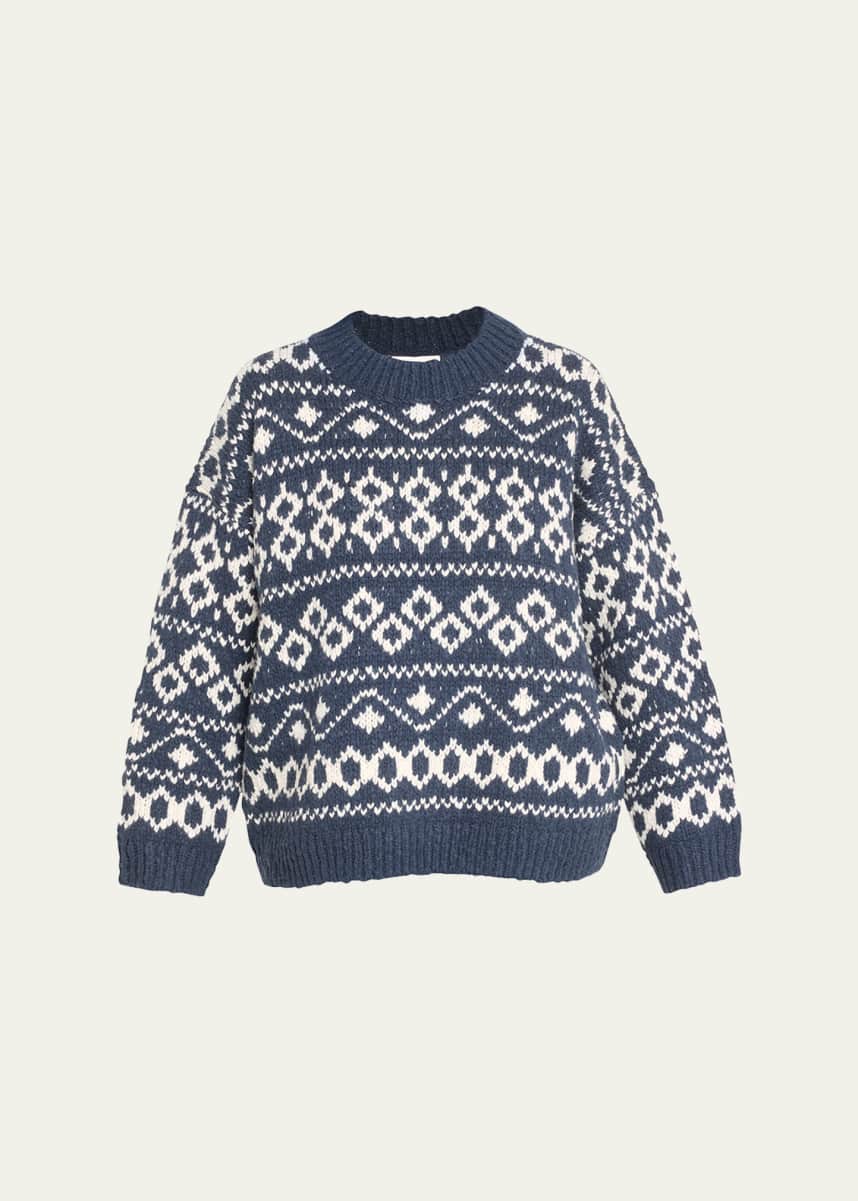 Vince Nordic Wool-Blend Fair Isle Sweater
