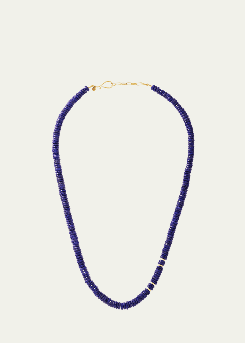 Jorge Adeler Men's Lapis Lazuli Beaded Necklace
