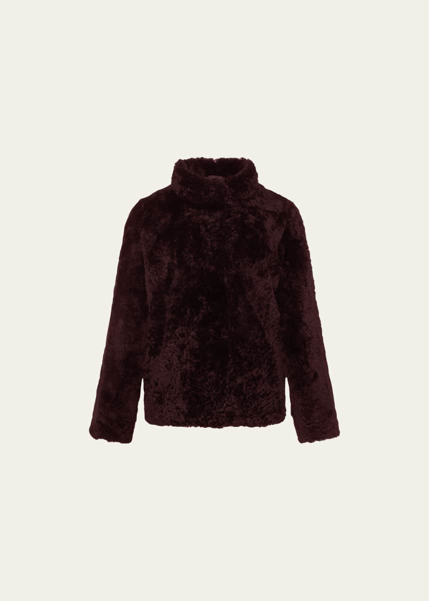 Gorski Sheared Cashmere Goat Overcoat