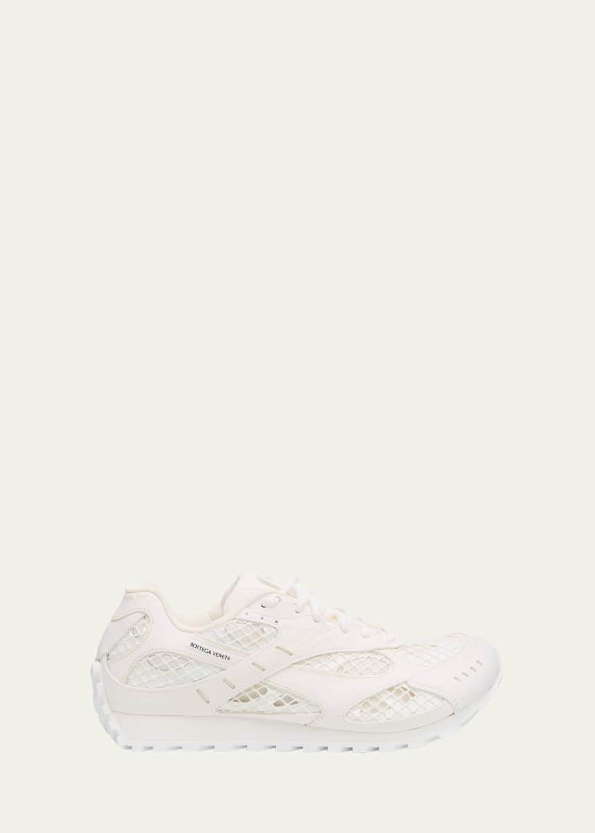 Bottega Veneta Orbit Metallic Net Runner Sneakers