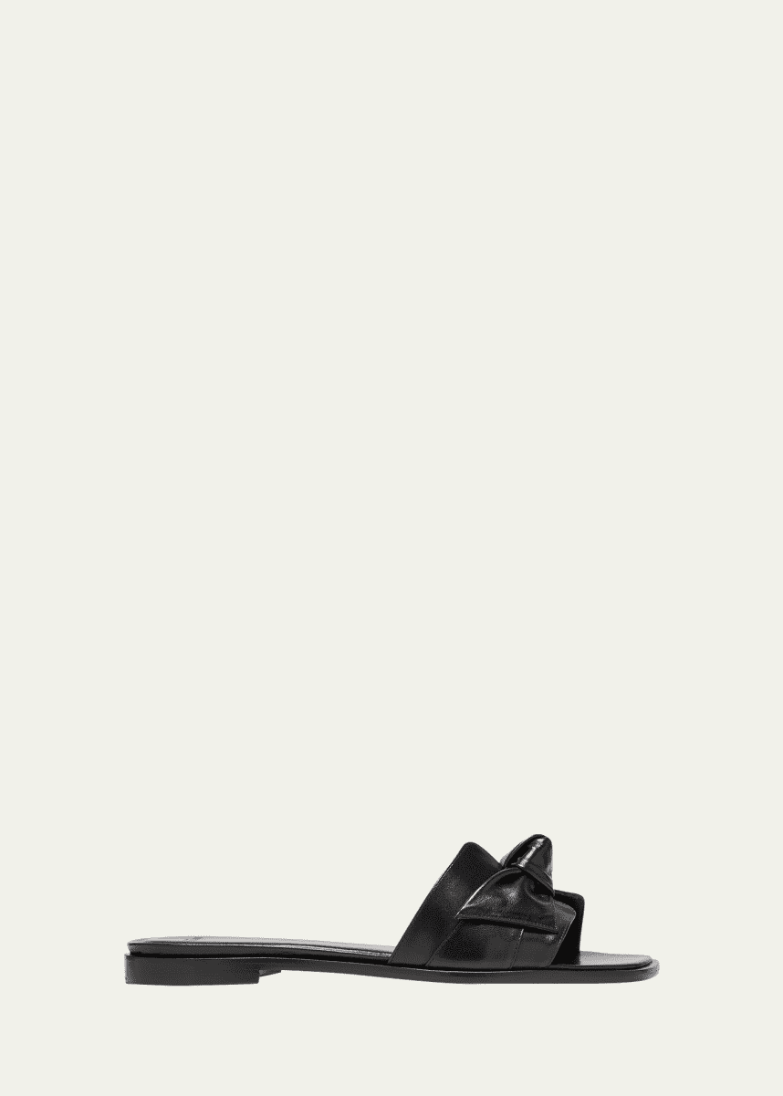 Alexandre birman sue hotsell knotted flat leather sandals