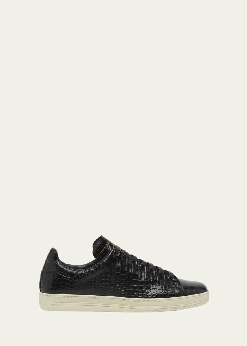 ZEGNA Men's Triple Stitch SECONDSKIN Leather Slip-On Sneakers