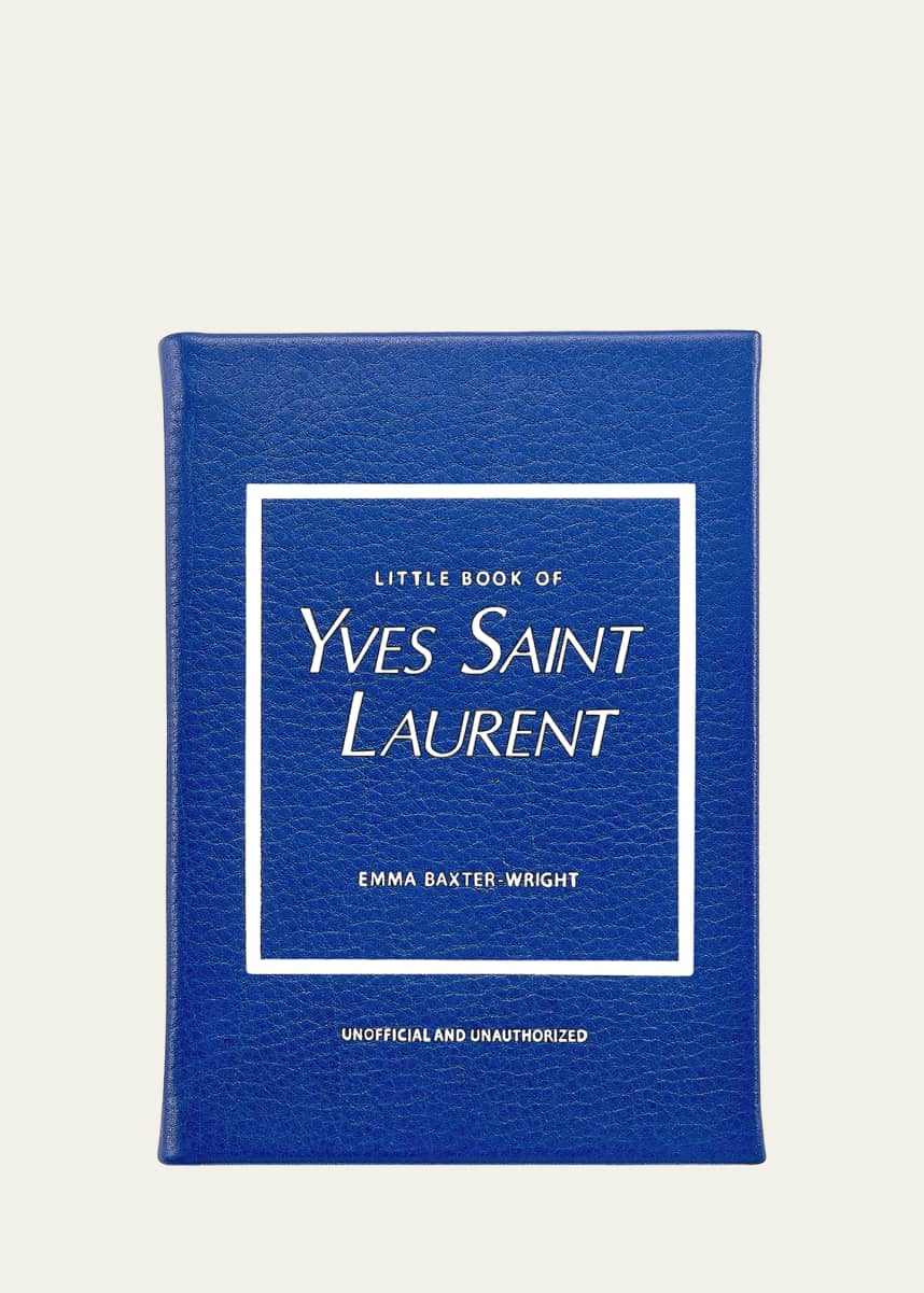 Graphic Image "Little Book of Yves Saint Laurent" Leather Bound Book by Emma Baxter-Wright