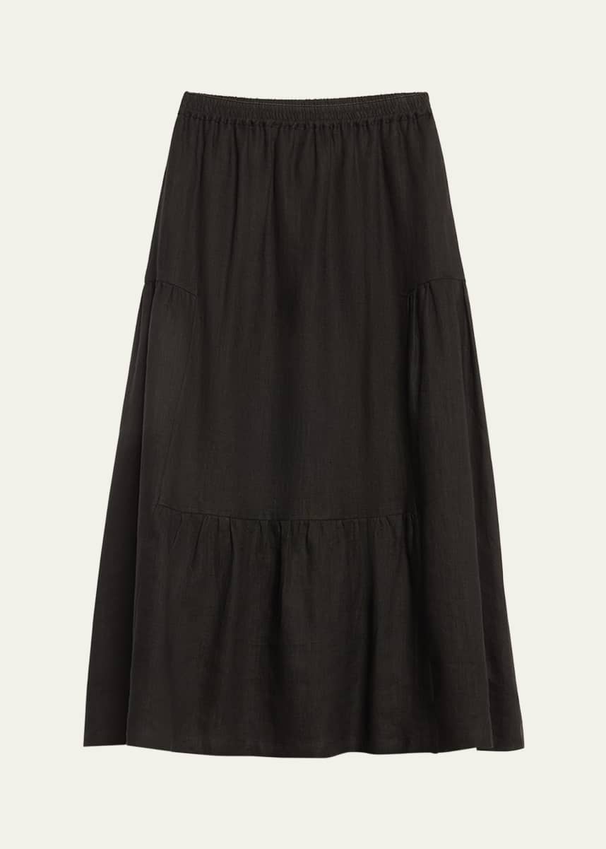 Eskandar Tiered Petticoat Skirt