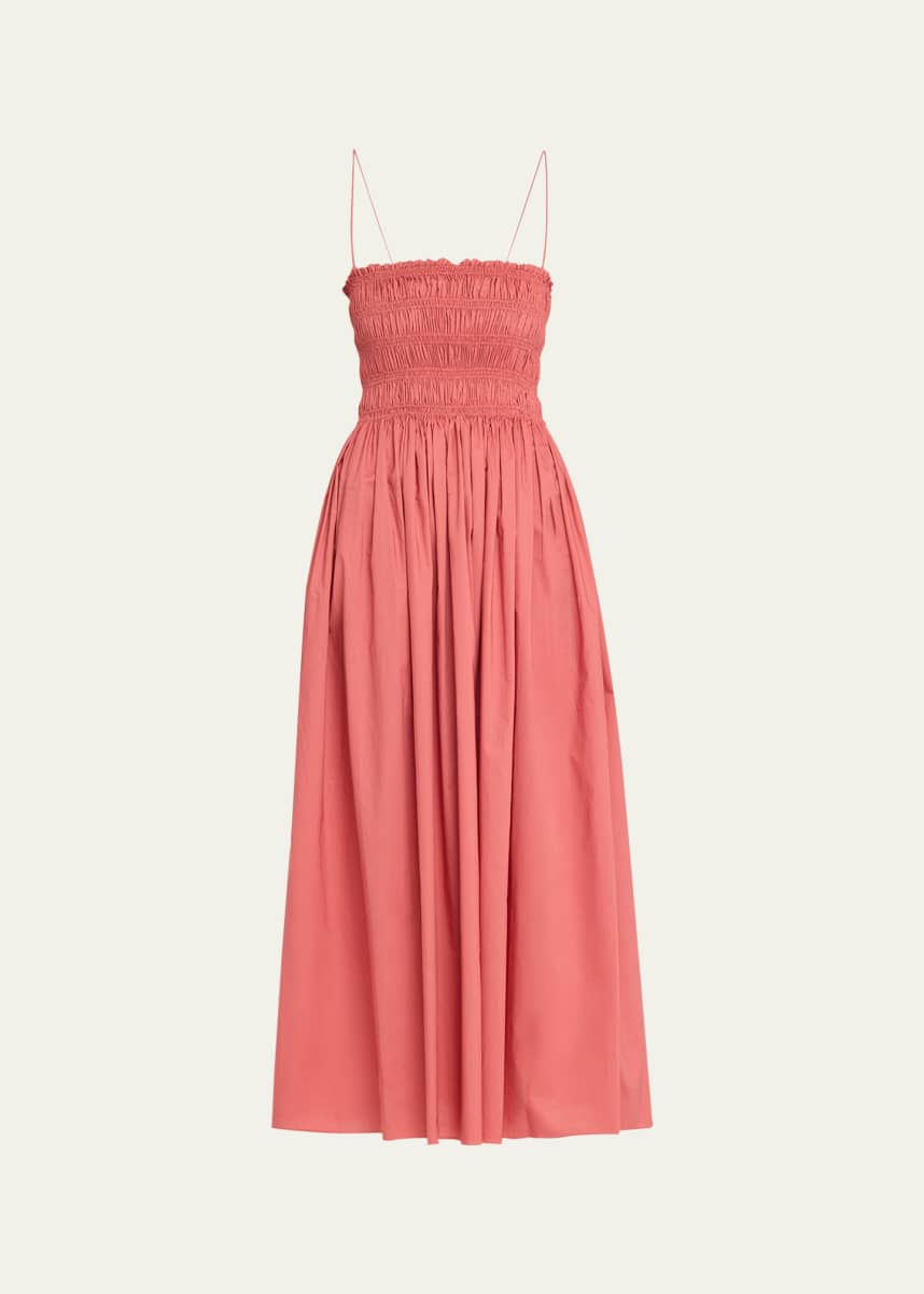 Matteau Shirred Bodice Maxi Dress