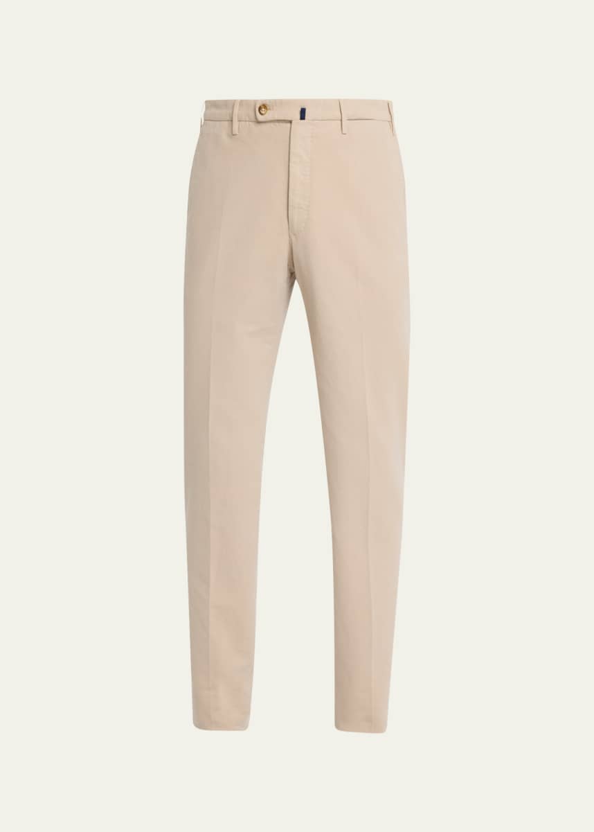 Incotex Men's High Cotton Doeskin Pants