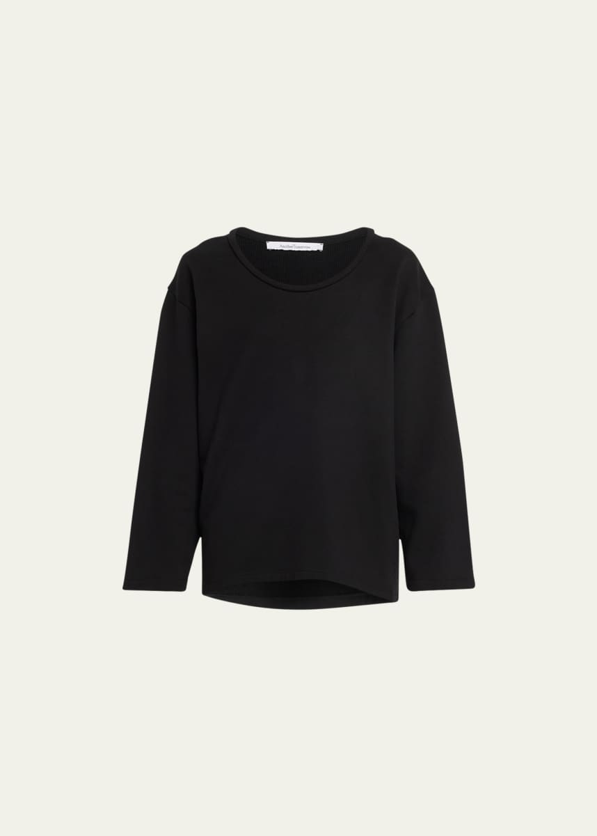 Givenchy Cutout Cotton Sweater with Crystal Rings - Bergdorf Goodman