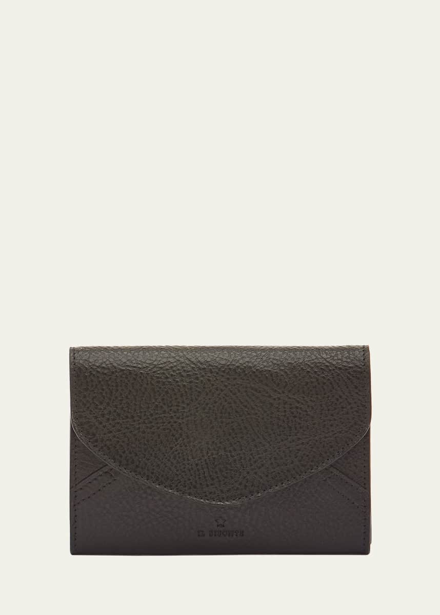 Saint Laurent Men's Fragments Leather Zip Card Case - Bergdorf Goodman