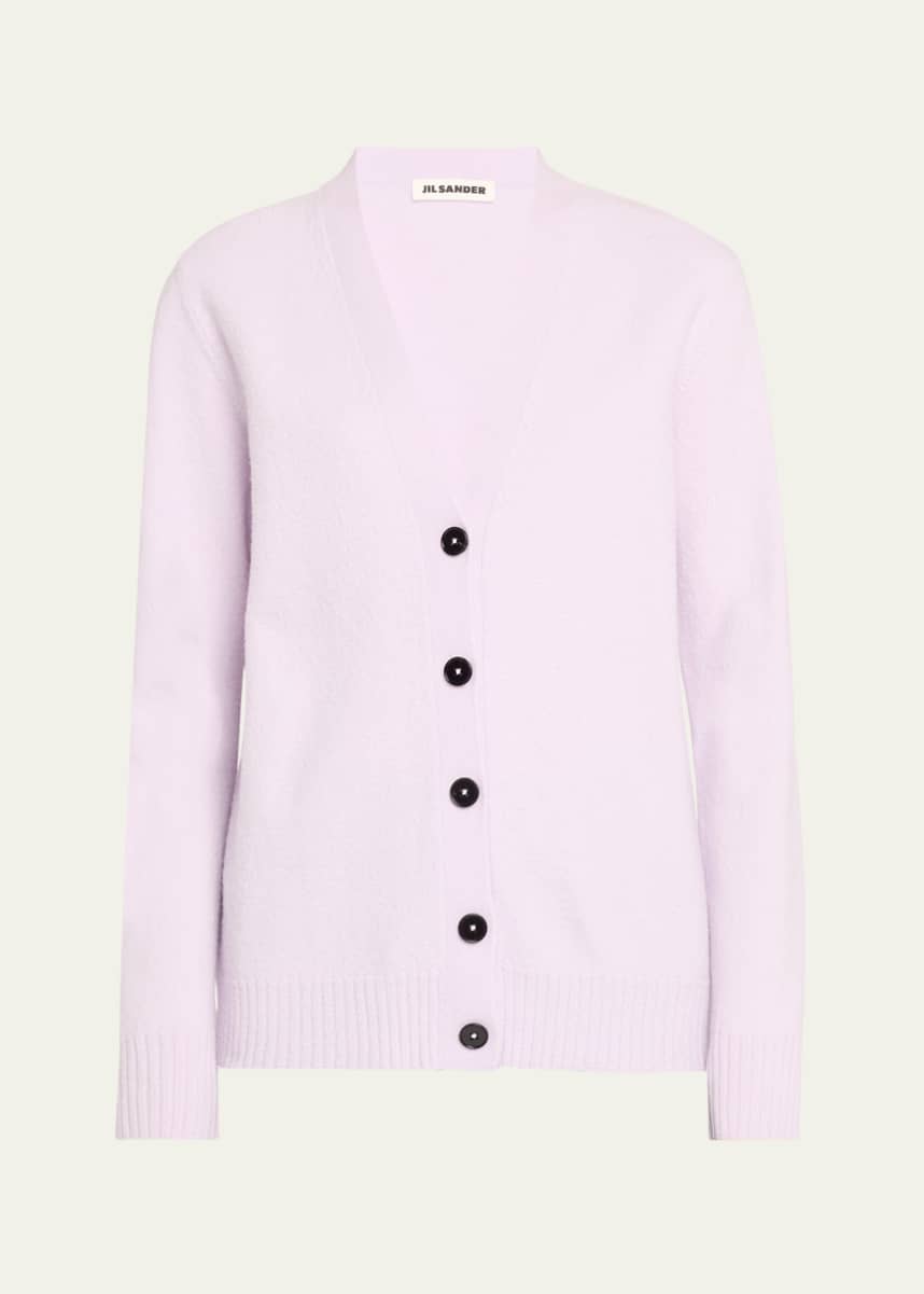 Jil Sander Purple Cutout Sweater