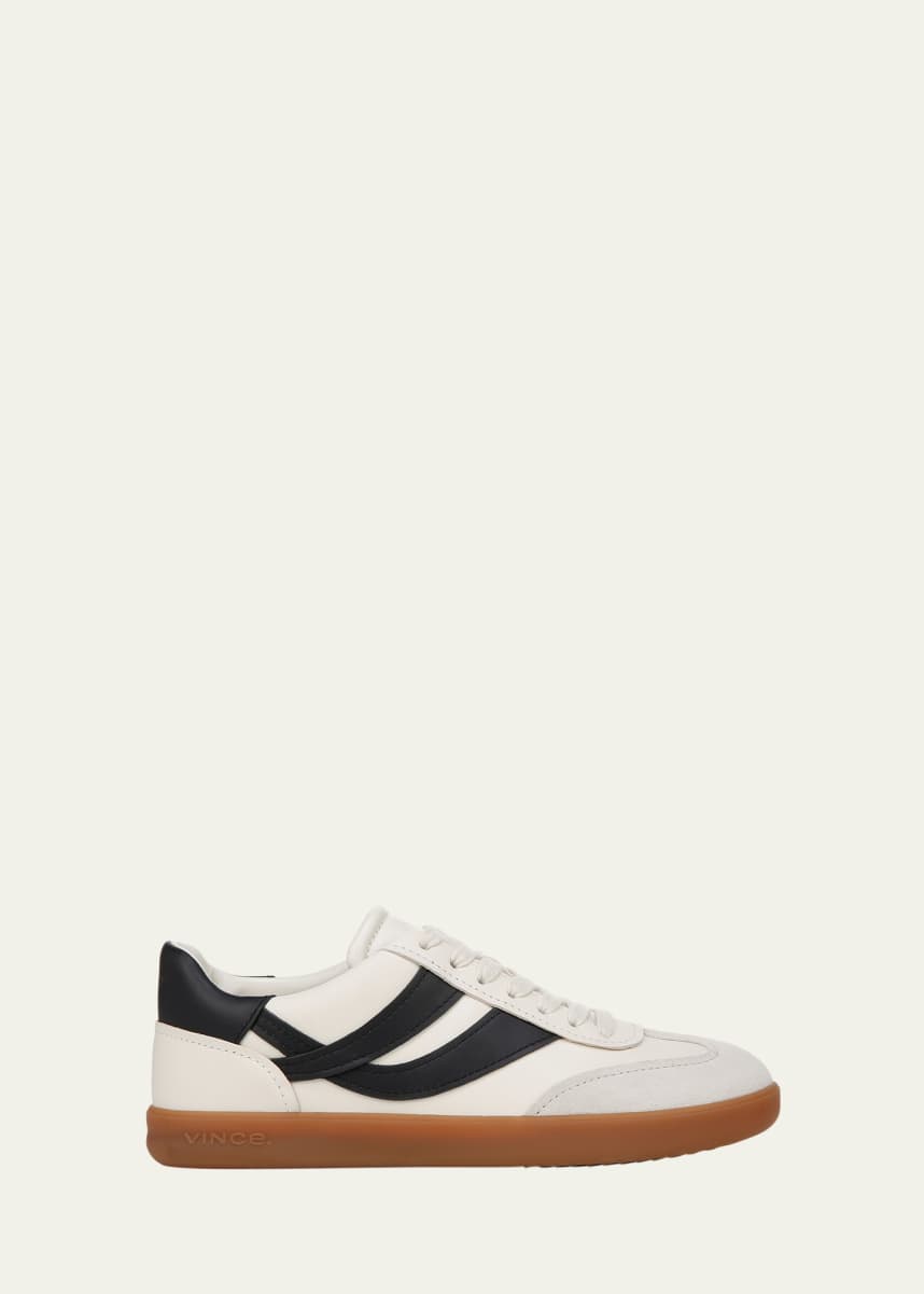 Vince Oasis Mixed Leather Retro Sneakers