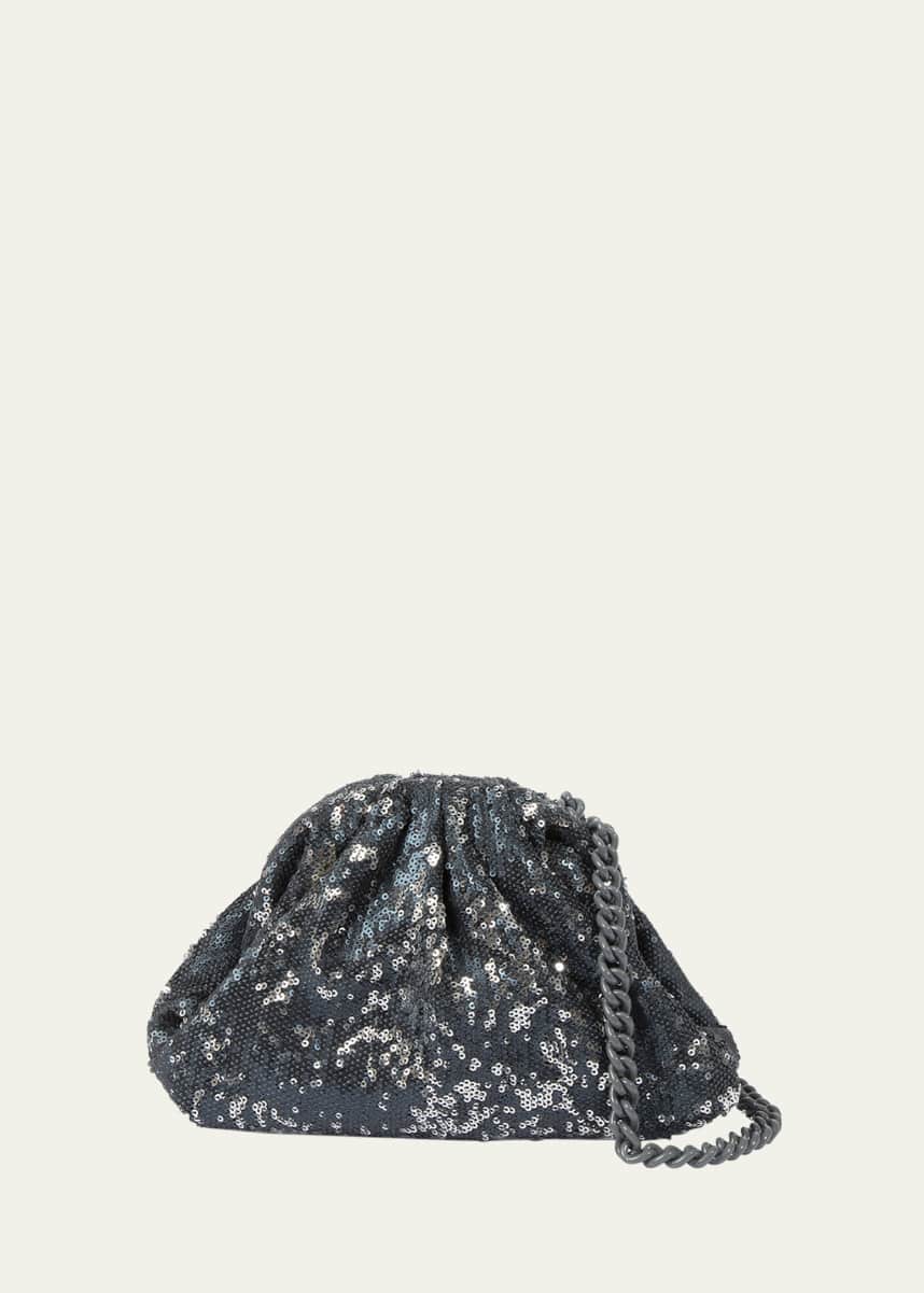 Maria La Rosa Game Mini Sequins Clutch Bag