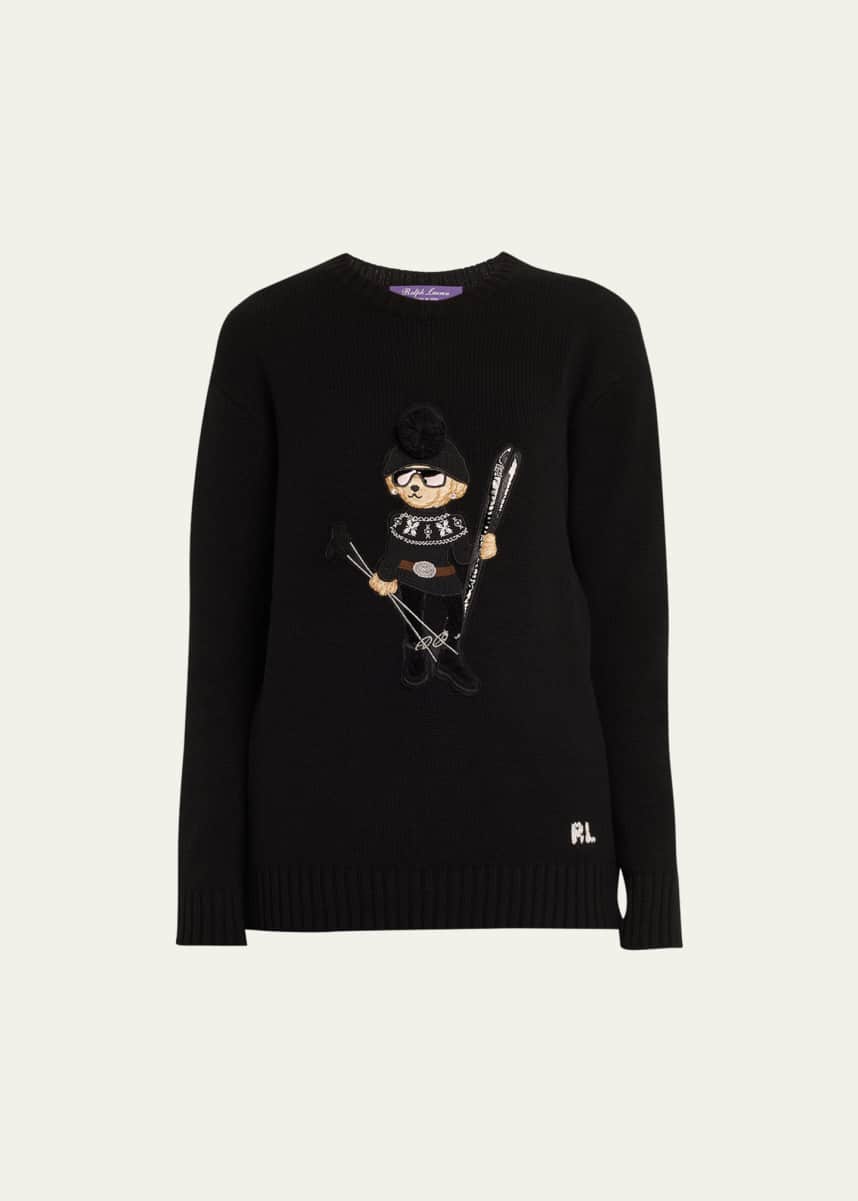 Designer hotsell black sweaters