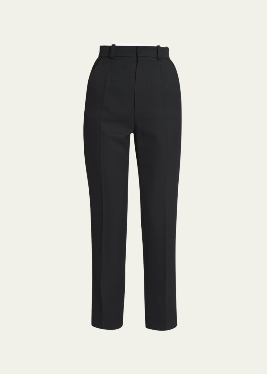 Victoria Beckham Cropped Kick-Flare Trousers