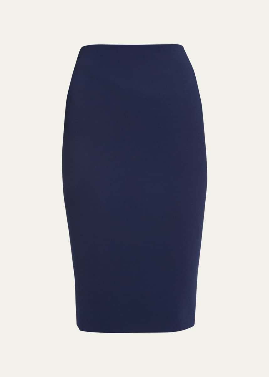 Victoria Beckham Matte Crepe Pencil Skirt