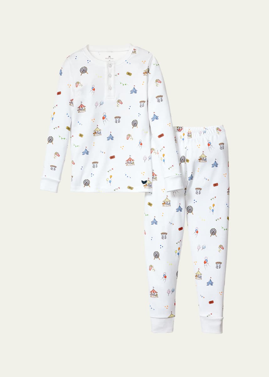 Petite Plume Kid's Pima Cotton Snug Fit Pajama Set, Size 2-14