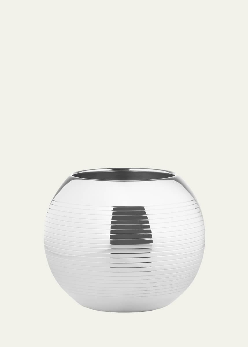 Puiforcat Petanque Silver-Plated Petit Vase, 5"
