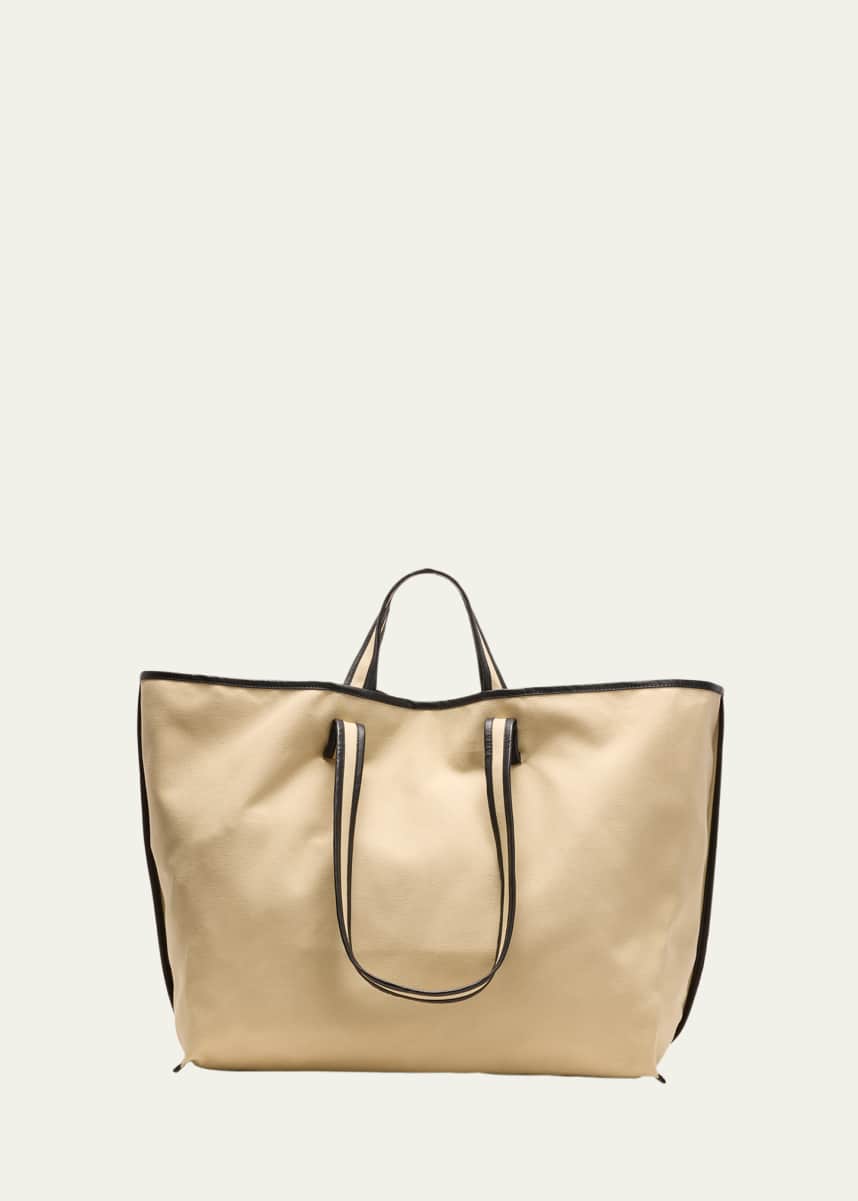 Kassl East-West Canvas Tote Bag