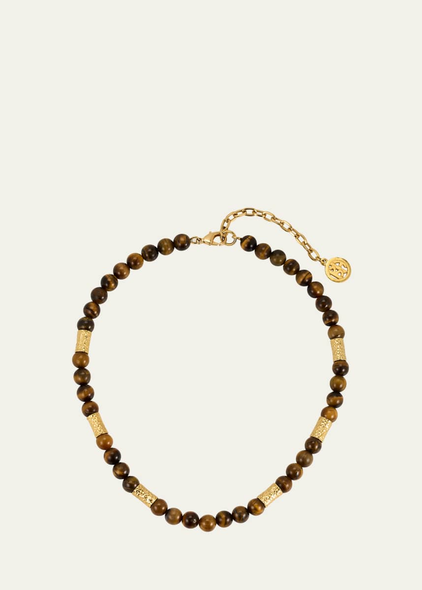 Ben-Amun Tigers Eye Beaded Necklace