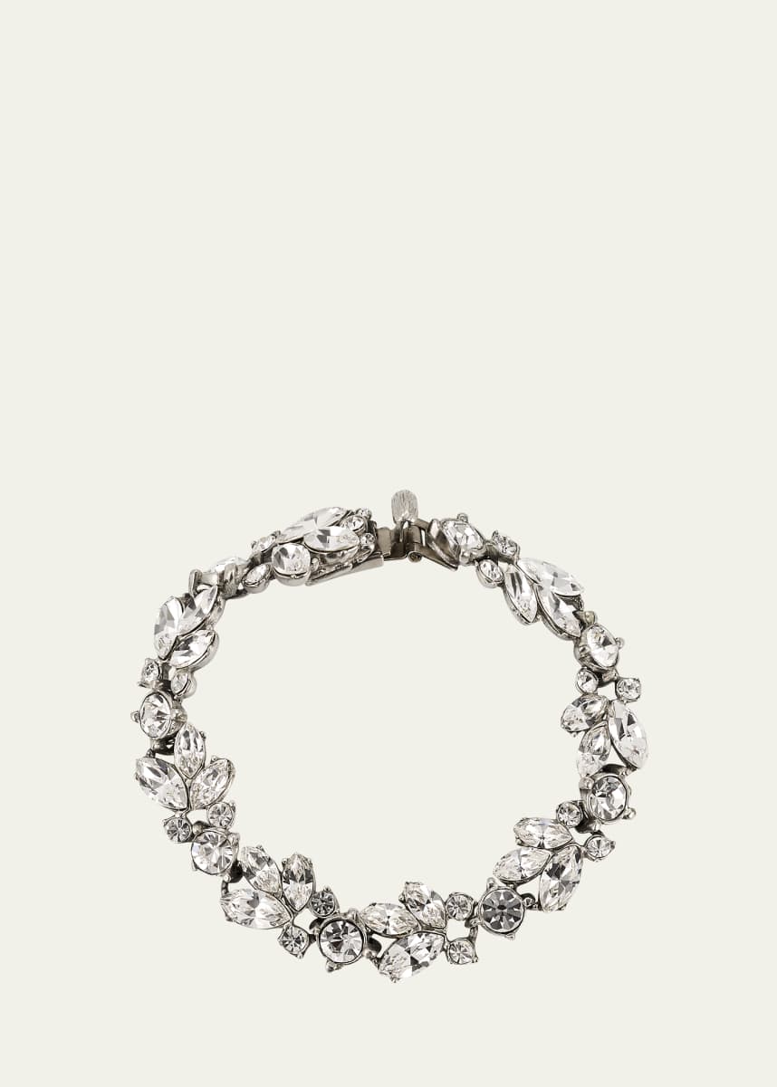 Ben-Amun Silver Crystal Bracelet