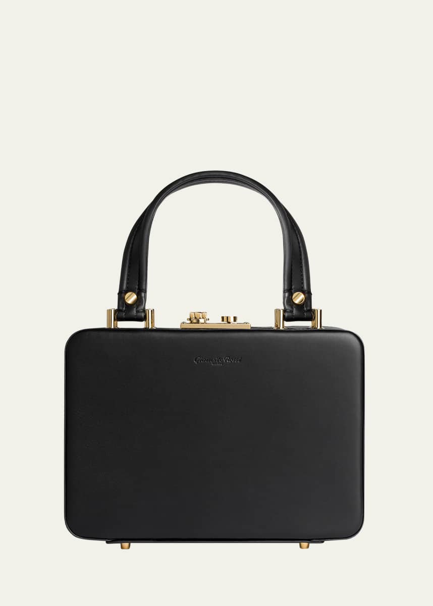 Designer satchel handbag top