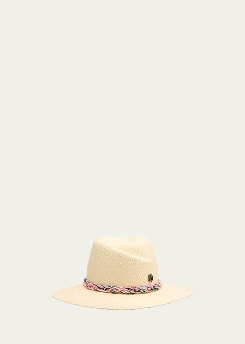 Maison Michel Axel floral-print bucket hat - White