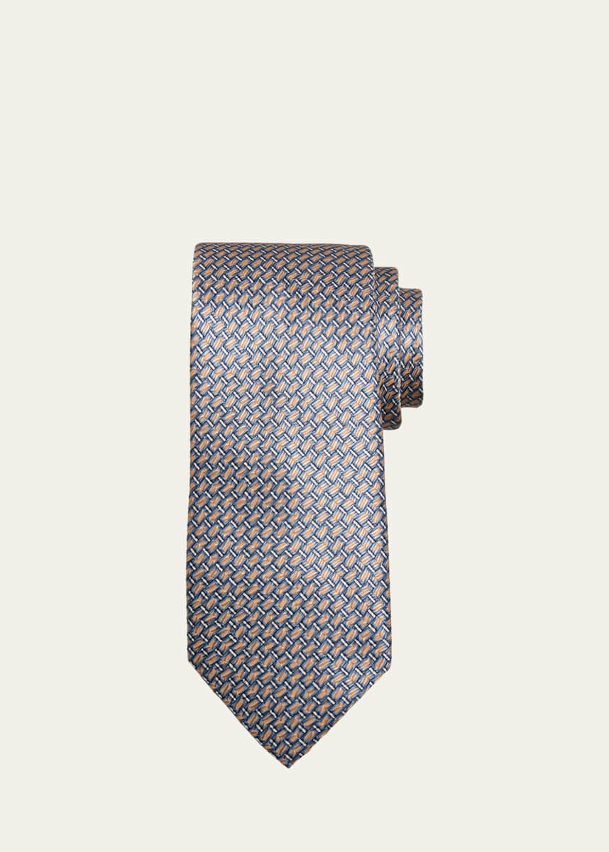Brioni Men's Jacquard Silk Tie