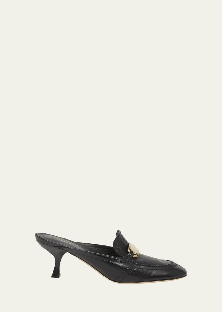 Ferragamo Siwar Leopard-Print Bow Ballet Flats - Bergdorf Goodman